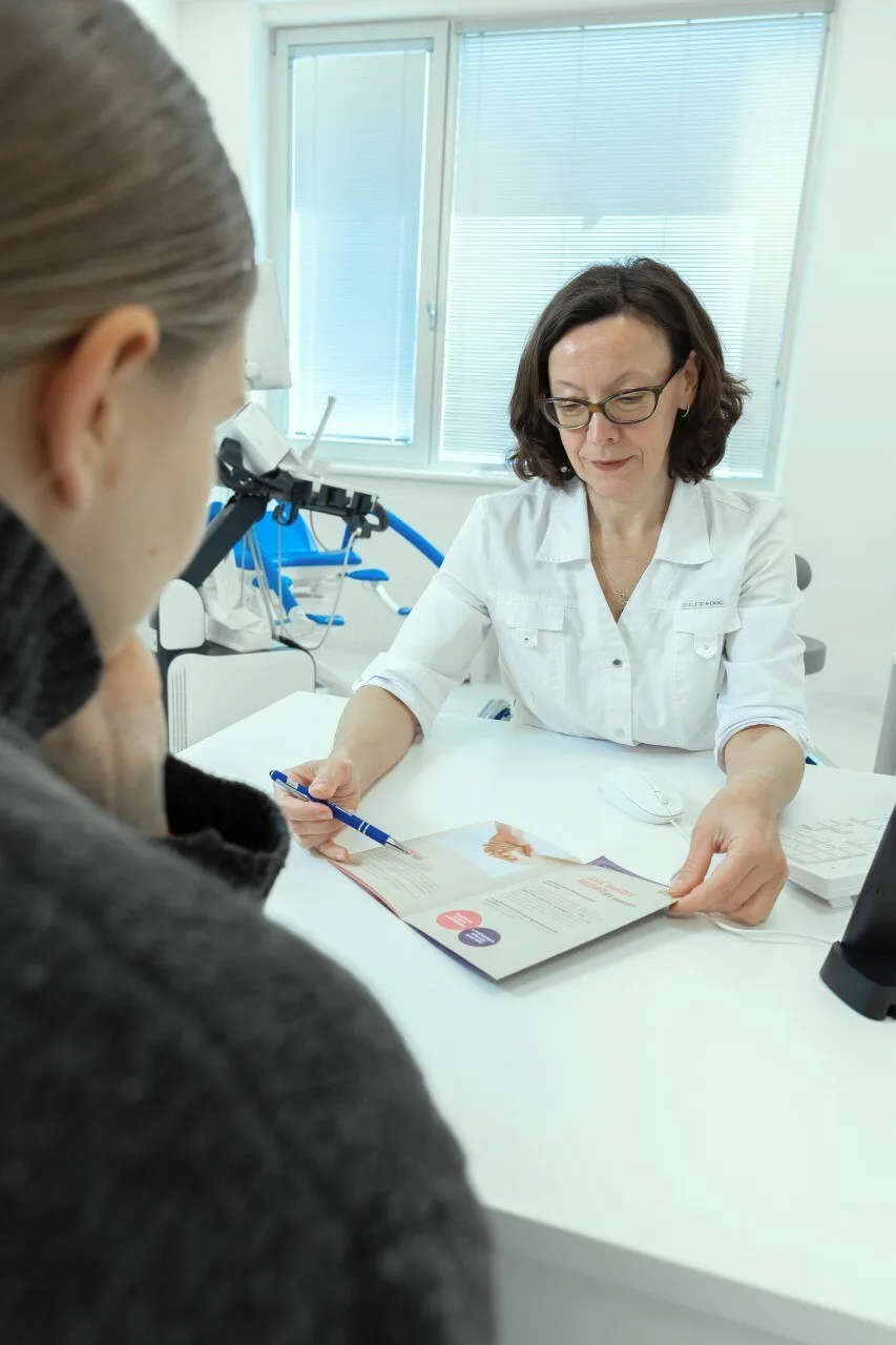 Consultation in the gynecology clinic